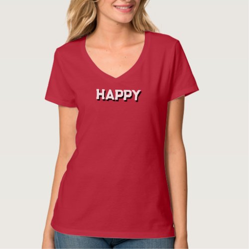 Red color t_shirt for girls and womens wear