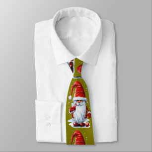 Red-Colored Pomegranate-Juice Skaal to the Snowy-S Neck Tie