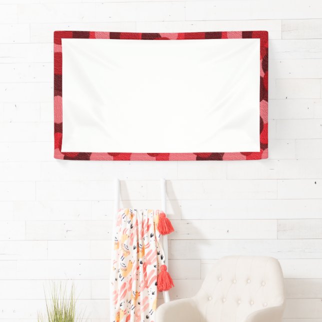 Red-colored touching design banner (Insitu)