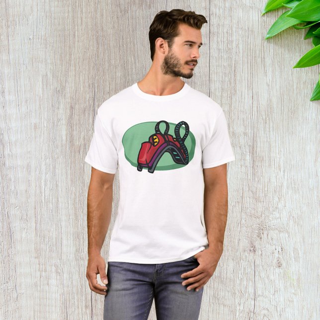 Red Colorful Roller Coaster Ride T-Shirt (Creator Uploaded)