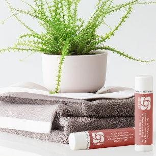 Red Company Logo Custom Business Marketing Lip Balm
