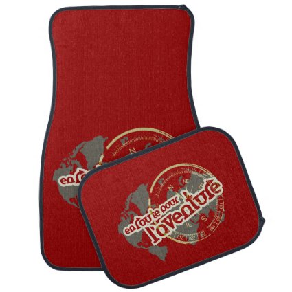 Red compass en route pour l'aventure car mats