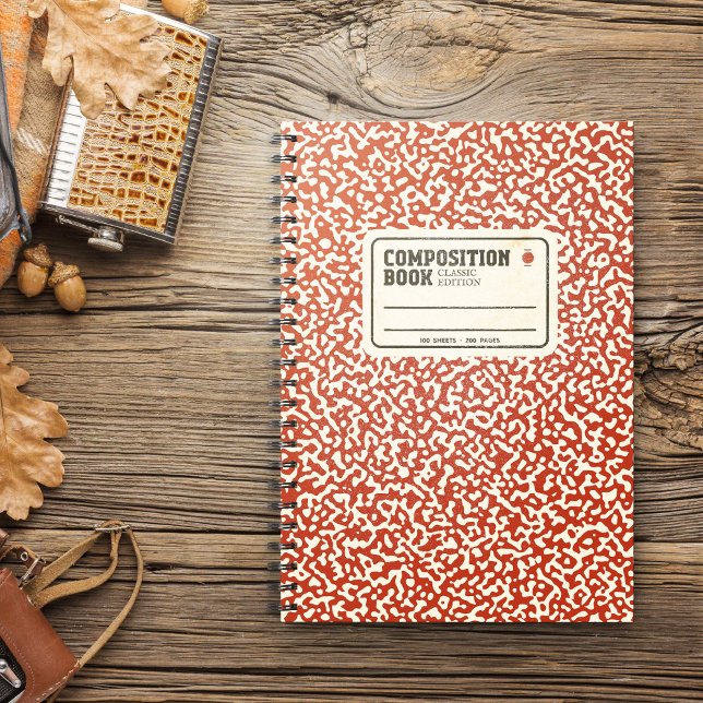 Red Composition Notebook (Creator Uploaded)