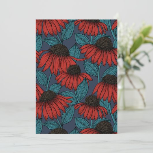 Red coneflowers (Standing Front)