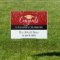 Red Confetti Graduation Yard Sign
