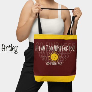 Red Confident Woman Happy Sunshine Tote Bag