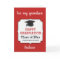 Red Congratulations Grandson Graduation