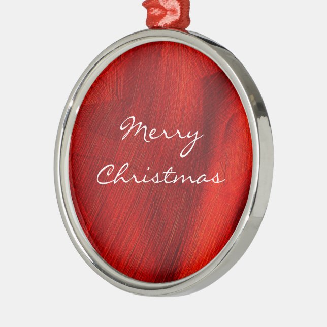 Red Copper Heart Ornament (Left)