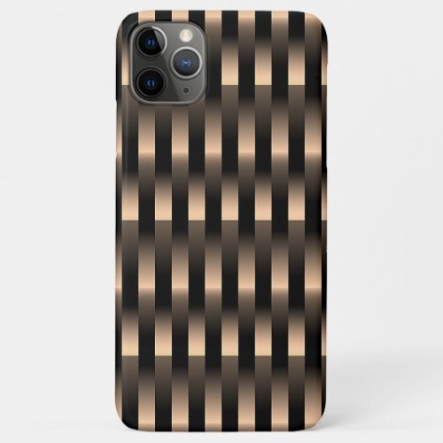 Red Copper Metallic Weave Pattern iPhone 11 Pro Max Case