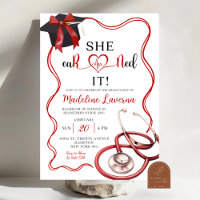 Red Coquette Nurse Graduation