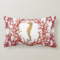 Red Coral American MoJo Pillow