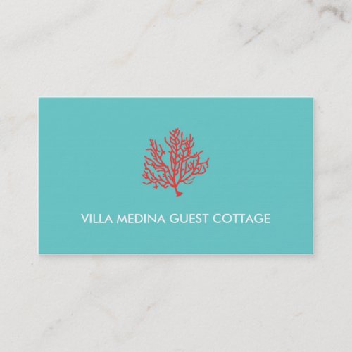 Red Coral Beach Business Card