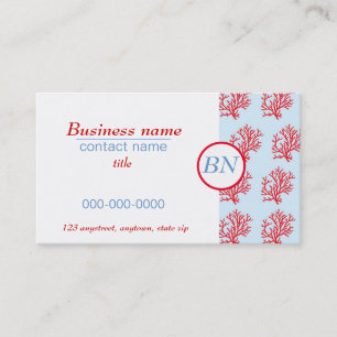 Red Coral Business Card