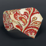 Red Coral Lime Paisley Wedding Tie<br><div class="desc">Any Tie that isn't printed front and back can be customized by you to have the print on the back side too.  Just click customize more and select all and copy and then select the back side and paste.</div>