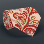 Red Coral Lime Paisley Wedding Tie<br><div class="desc">Red Pink Yellow and Green Mehndi Indian Paisley Vintage Peacock Wedding Party Tie For the Guys. Father of Bride, Father of Groom, Groomsman, Best Man and Groom. Pink Raspberry Coral Orange and Yellow Retro Paisley Wedding Design. Vintage Inspired Paisley Esthetic Mehndi Indian Paisley Wedding Ties. Also perfect for the Art...</div>