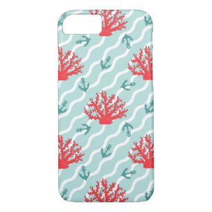 Red Coral Pattern 1 iPhone 8/7 Case
