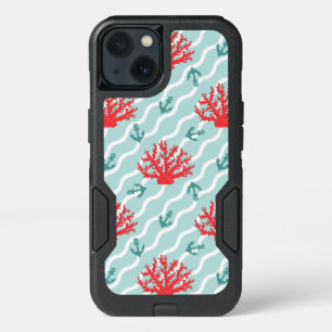Red Coral Pattern 1 iPhone 13 Case