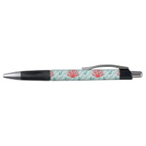 Red Coral Pattern 1 Pen