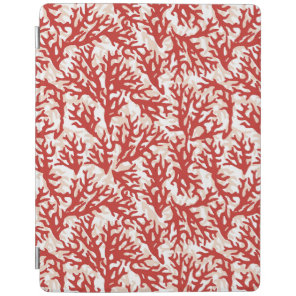 Red Coral Pattern 2 iPad Smart Cover