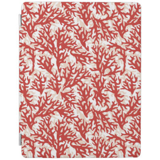 Red Coral Pattern 2 iPad Smart Cover
