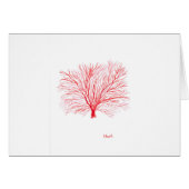 Red coral sealife (Front Horizontal)