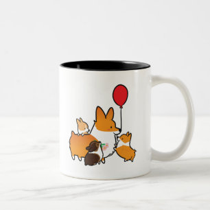 Red Corgi I Love Mom Mug   CorgiThings
