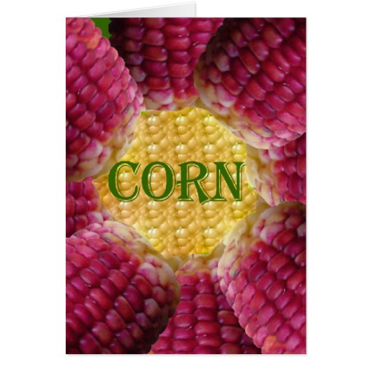 Red Corn Pattern Cards (Front)