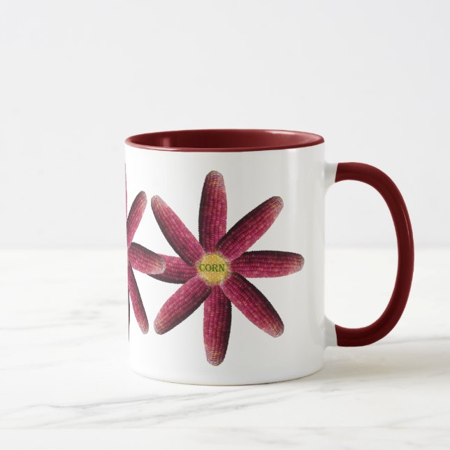 Red Corn Pattern Mug (Right)