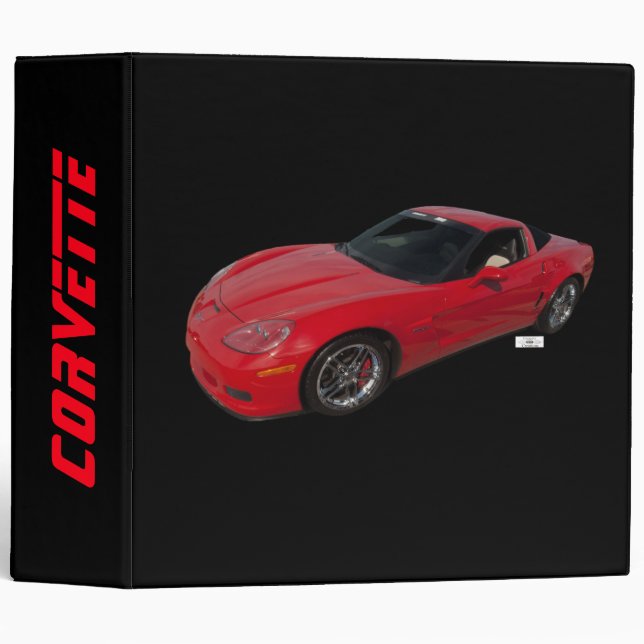 Red Corvette Binder (Front/Spine)