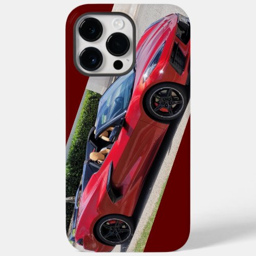 Red Corvette c8 2023 i phone case