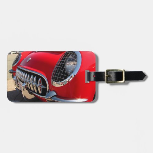 Red Corvette  Luggage tag
