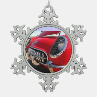 Red Corvette ~ Pewter ornament