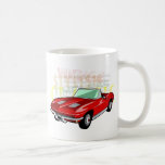 Red Corvette Stingray Or Sting Ray Sports Car Coffee Mug at Zazzle
