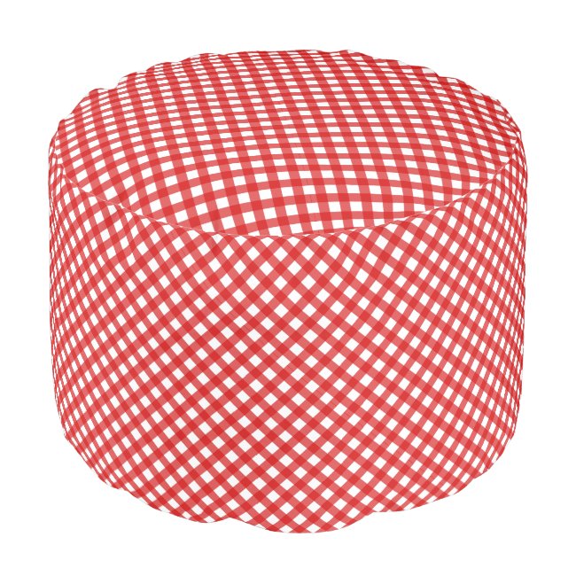 Red Country Style Gingham Pattern