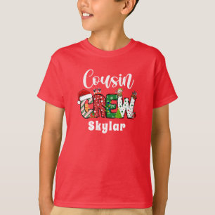 Red Cousin Crew Christmas retro T-Shirt