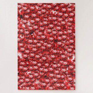red covid 19 jigsaw puzzle