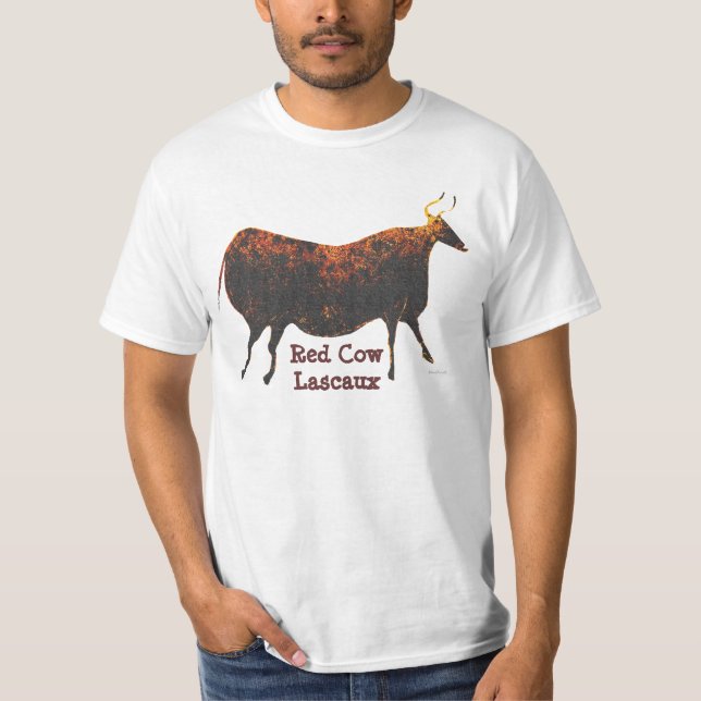 Red Cow of Lascaux T-Shirt (Front)