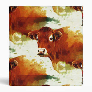 Red Cow Painting Binder