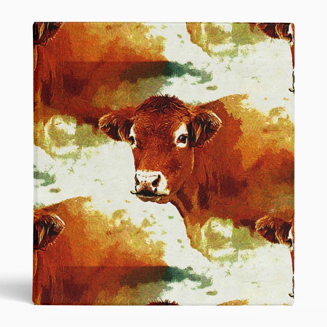Red Cow Painting Binder (Front)