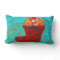 Red Cowboy Boot Lumbar Pillow