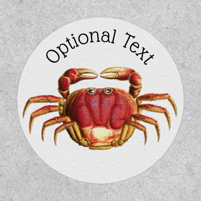 Red Crab #2 Drawing Patch (Front)