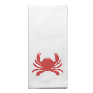Red Crab Cloth Napkin
