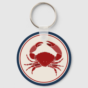 Red Crab Keychain