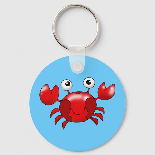 Red crab keychain (Front)