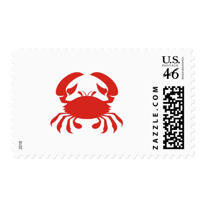 Red Crab Logo Stamps