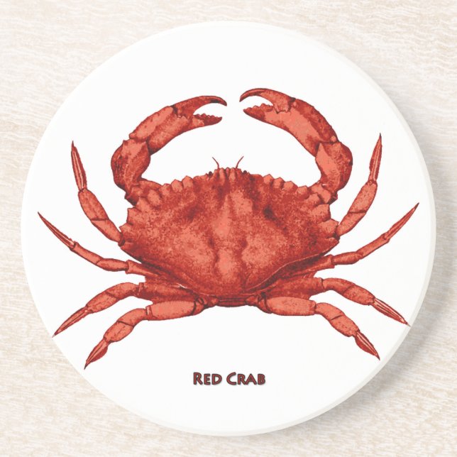 Red Crab (Pacific) Coaster (Front)
