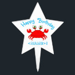 Red Crab Star Cake Pick<br><div class="desc">Coming Soon!</div>