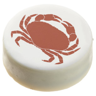 Red Crab Symbol Seafood Boil Chocolate Dipped Oreo