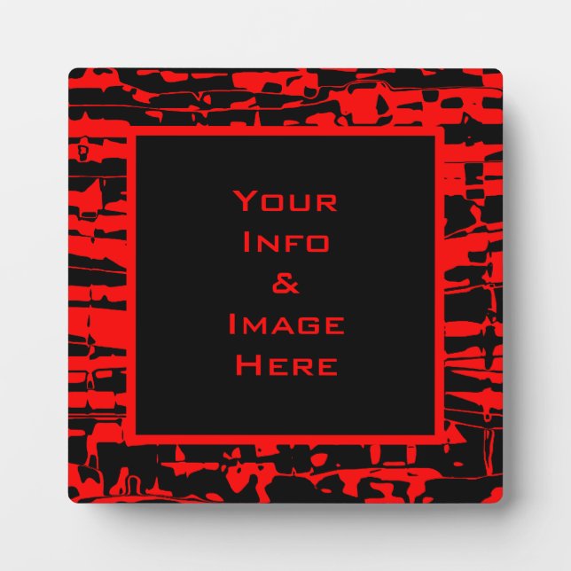 Red Crackle Frame (Front)