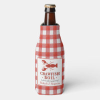 Red Crawfish Boil Lobster Party Engagement Picnic